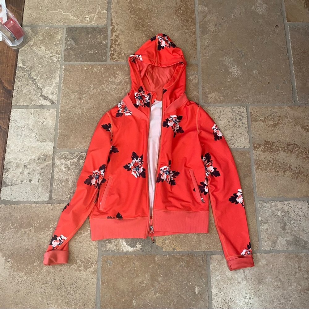 Lululemon Coral Floral Jacket
